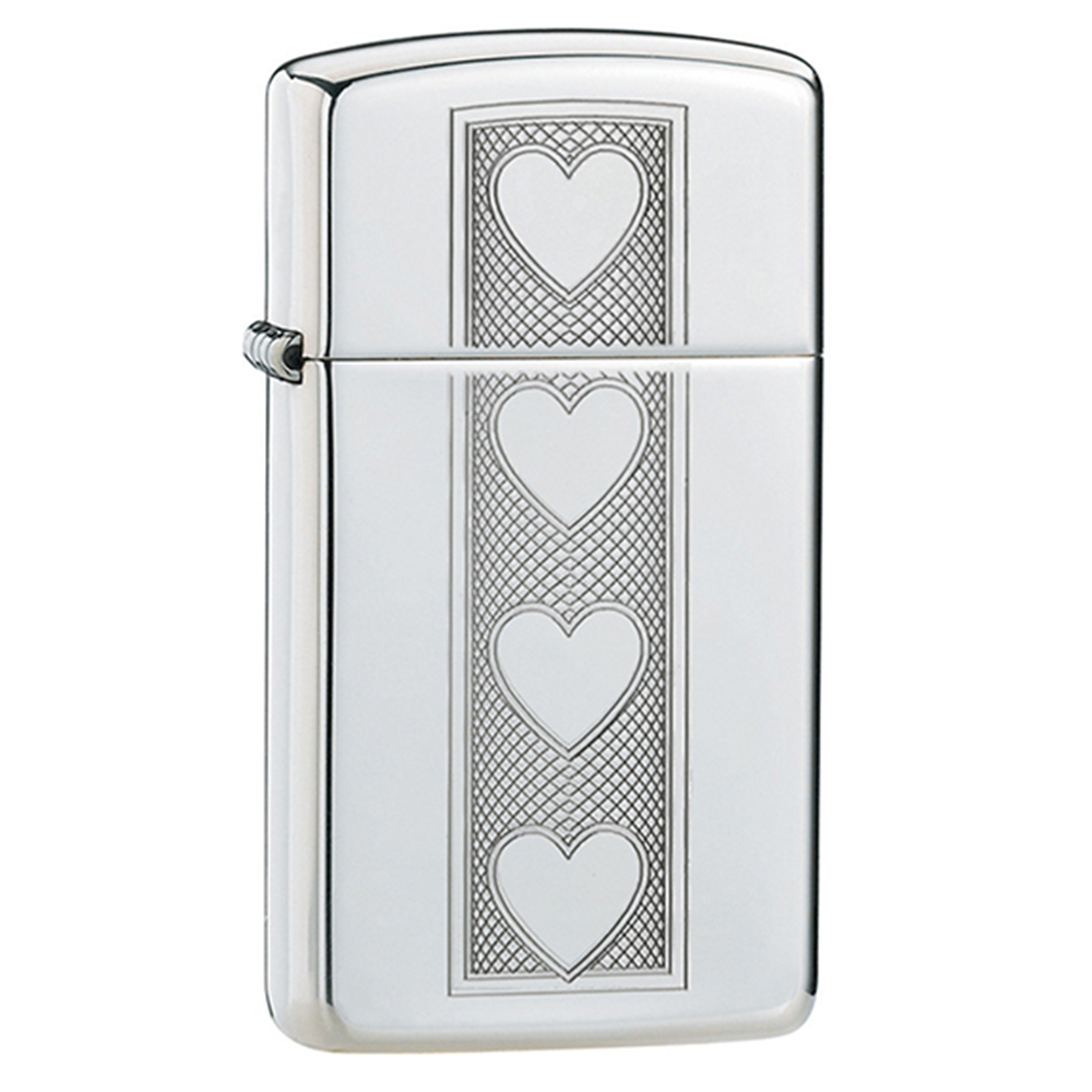 Z28476 Zippo zapalniczka benzynowa Slim Serca